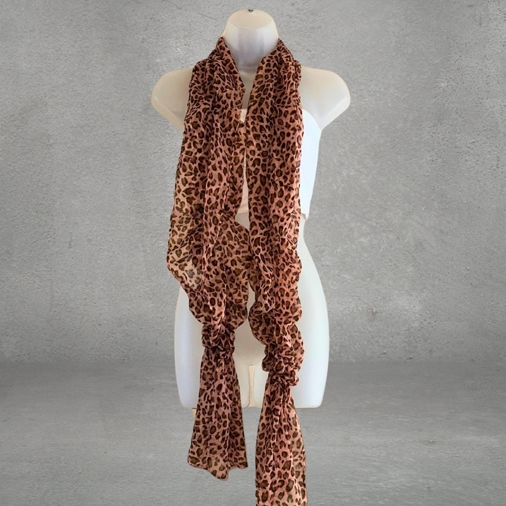 Leopard Print Scarf